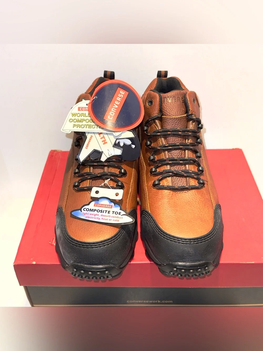 Very Rare CONVERSE® WATERPROOF SPORT HIKER C444 Mens Size 11 M Composite Toe NIB